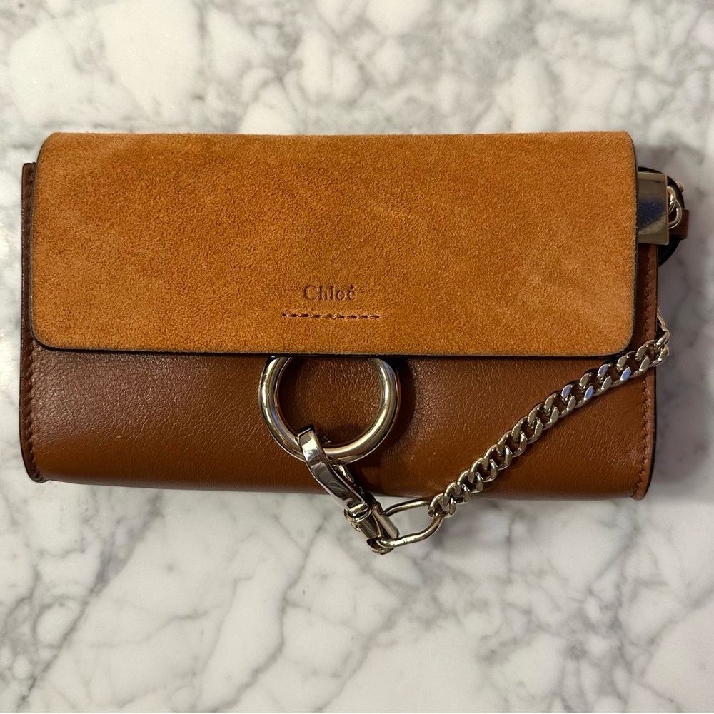 Chloé Mini Faye Wallet on Strap